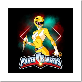 Morphin' Time Power Rangers' Transformation Sequence Posters and Art